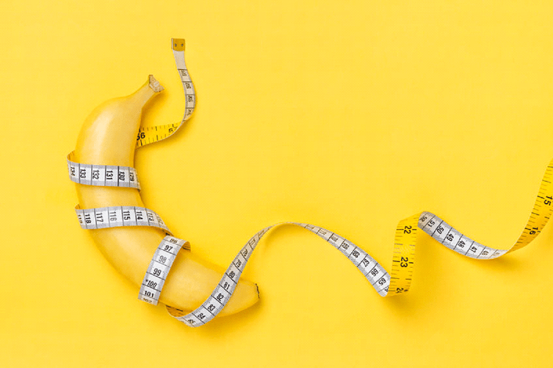 The average size of the penis is erect - 13.12 cm